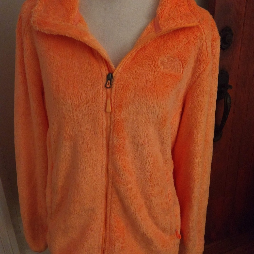 NWOT North Face orange Fleece Jacket